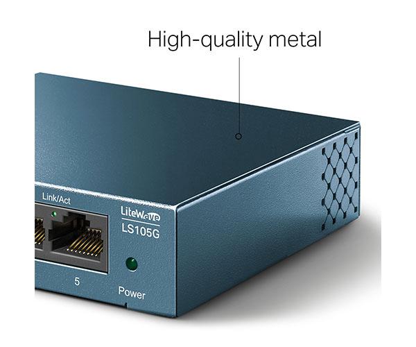 Switch 5p 10/100/1000 gigabit Carcasa Metal TP-Link / LS105G - Imagen 5