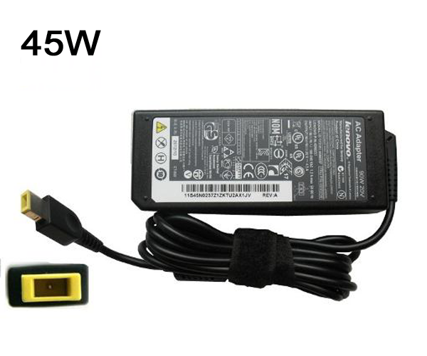 Cargador para portátil Lenovo 45W 20V 2.25A conector rectangular /M-120