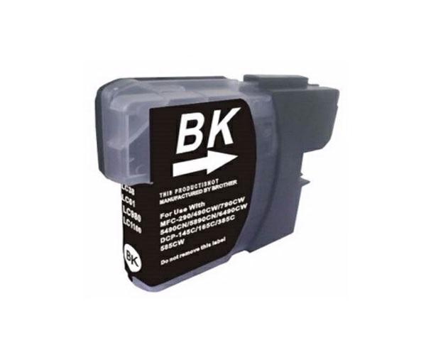 Tinta compatible Dayma para BROTHER LC980 / LC1000 Negro 300 pag.
