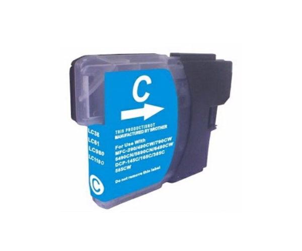 Tinta compatible Dayma para BROTHER LC980 / LC1100 Cian 260 pag.