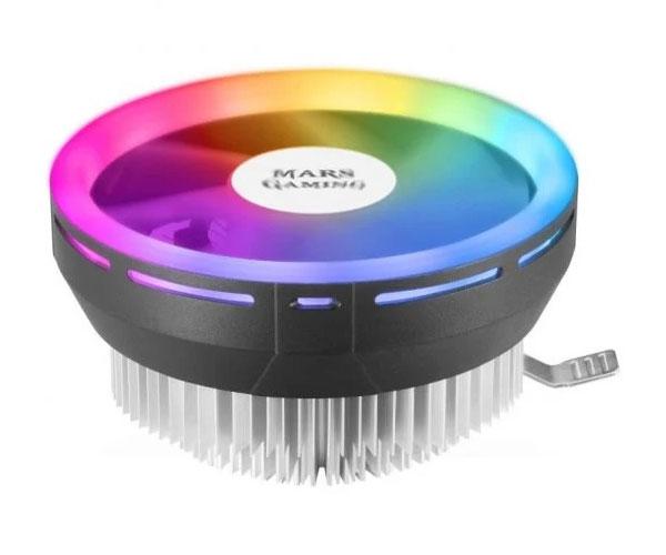 Ventilador Cpu Mars Gaming Mcpu120 Chroma Rgb / Perfil bajo / Fan 120mm / PWM 4 Pines / Multisocket Intel - Amd / Am4 / Lga1200