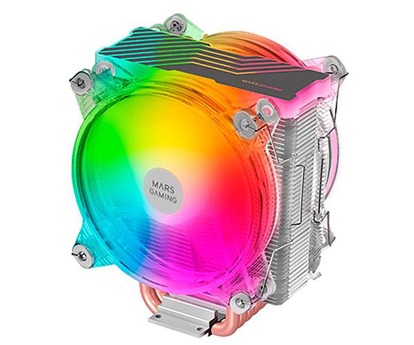 Ventilador Cpu Mars Gaming Mcpu66 Dual Argb Silent / 220w / MultiSocket 1700 - Am4 - Imagen 2
