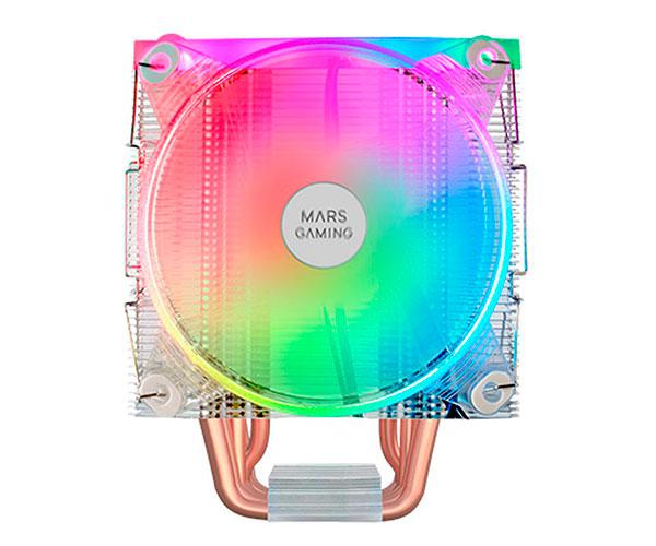 Ventilador Cpu Mars Gaming Mcpu66 Dual Argb Silent / 220w / MultiSocket 1700 - Am4 - Imagen 3
