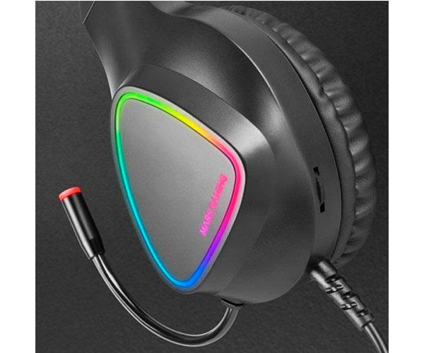 Auriculares Mars Gaming mh222 Negro / Jack 3.5mm / 50mm neodimio - Imagen 4