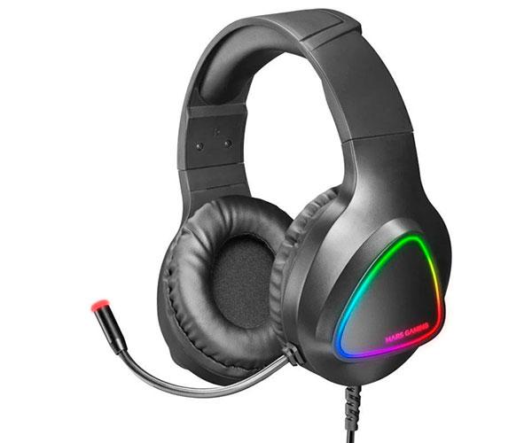 Auriculares Mars Gaming mh222 Negro / Jack 3.5mm / 50mm neodimio