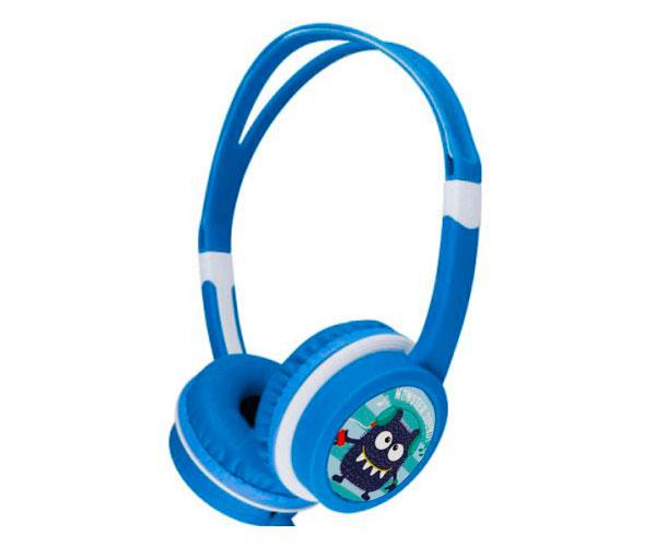 Auriculares para niños Gembird con limitador de volumen / Azul / MHP-JR-B