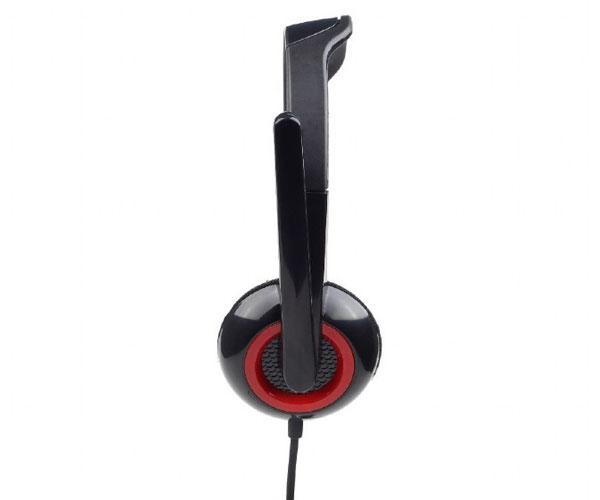 Auriculares con microfono Gembird Mhs-002 / 2x Jack 3.5mm / Negro-Rojo - Imagen 5