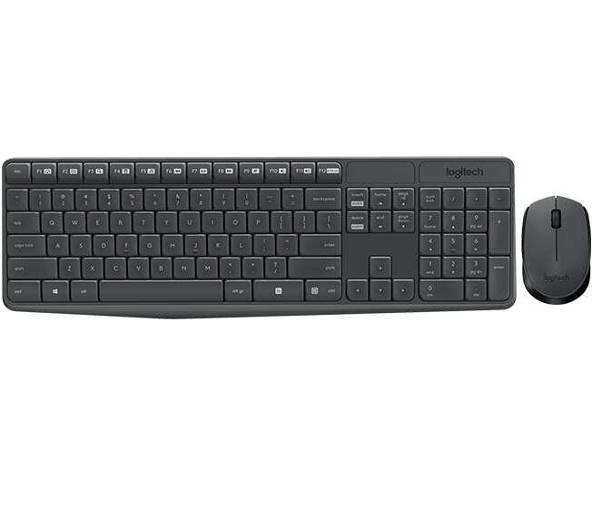 Combo Teclado + Raton Inalámbrico Logitech MK235 Negro - Imagen 3