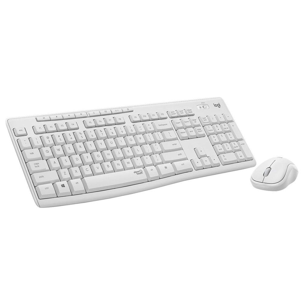 Combo Teclado + Raton inalámbrico Logitech MK295 Slilent Blanco 920-009822 - Imagen 2