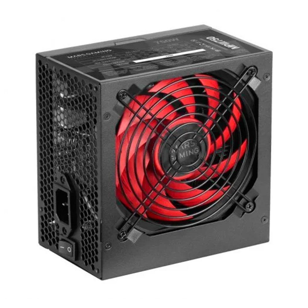 Fuente alimentacion ATX 750W Mars Gaming MPIII750 / Eficiencia 85% / PFC Activo / FAN 12x12 /14Db - Imagen 2