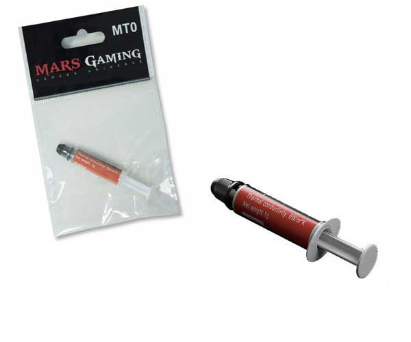 Pasta termica Mars Gaming MT0 / 1gr / 6w / Alto rendimiento de disipacion