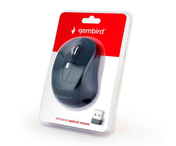 Raton óptico inalámbrico Gembird / 1600 Dpi / 6 Botones / Negro-Gris / MUSW-6B-01 - Imagen 3