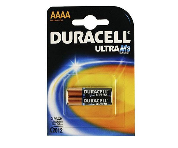 Pilas Duracell Ultra alcalinas AAAA 1.5v (2 unid.) MX2500