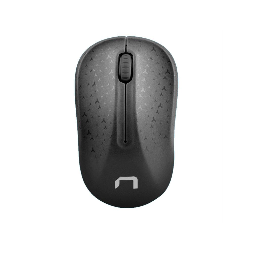 Raton Inalambrico Natec Toucan Negro / 1600 Dpi / Mano derecha NMY-2037
