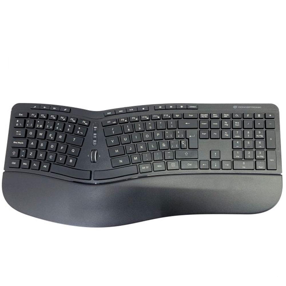 Combo Teclado + Raton inalámbrico ergonomico Conceptronic Orazio Ergo / ORAZIO02ES - Imagen 2