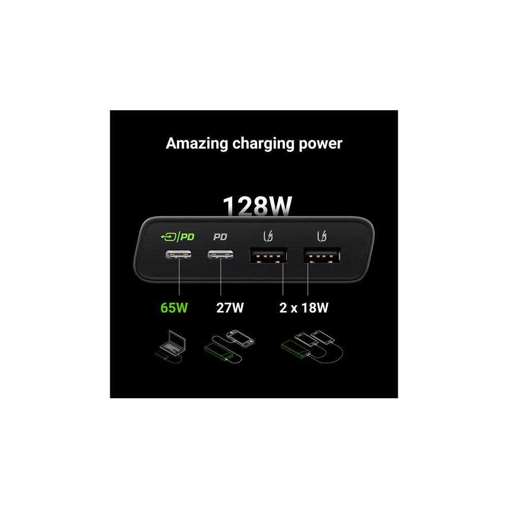 Powerbank Greencell 26800mah type C con carga 128w / Para portátiles / PBGC04 - Imagen 4