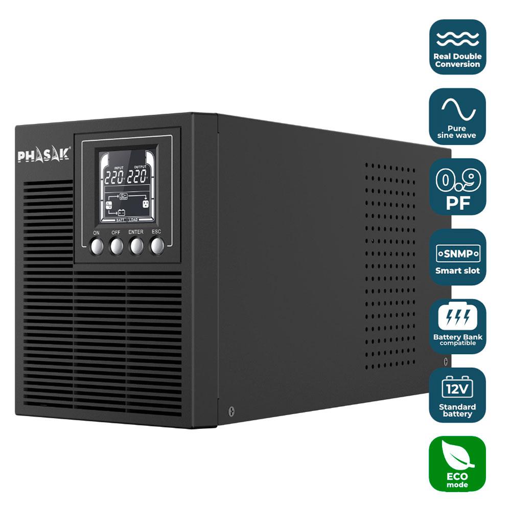Sai PHASAK Smart Pro Online 1000va / 900w interactivo / PH 9210 - Imagen 3