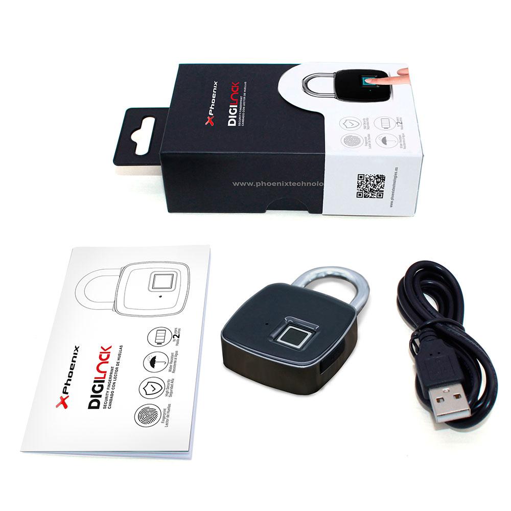 Candado de seguridad / Huella Dactilar / Hasta 10 personas / IP65 / uso exterior / PHDIGILOCK - Imagen 4