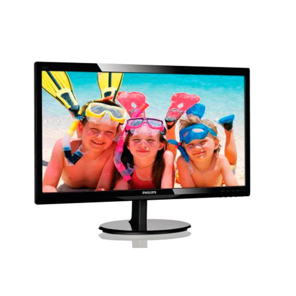 Monitor Reacondicionado LCD Philips 240P / 24 IPS / DP-VGA-DVI / Marco Negro"