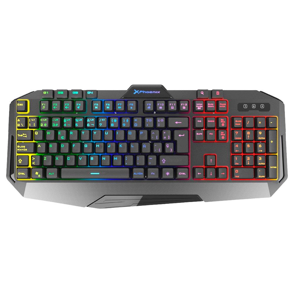 Teclado Gaming USB Phoenix MK2 / Led RGB / 9 Modos de luz / PS4-PS5-XBOX X / PHMK2 - Imagen 2