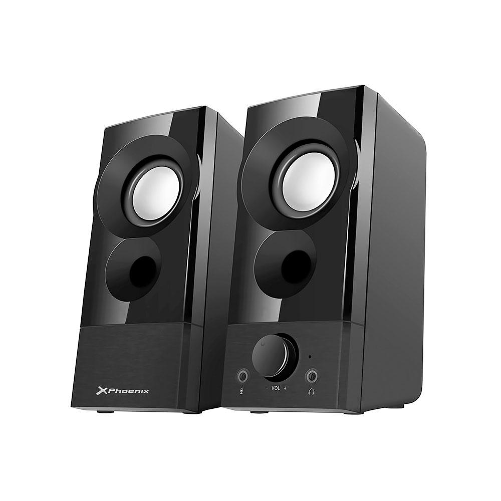 Altavoces 2.0 Pc Phoenix Private Sound / Usb / 6w (2x3w) / Negro