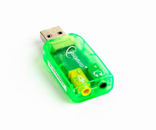 Tarjeta de sonido USB externa 5.1 Gembird Virtus Plus / SC-USB-01