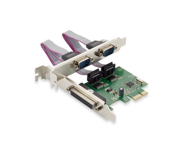 Tarjeta Pci Express Paralelo + 2x Puertos Serie Conceptronic / Spc01g / Adaptador perfil bajo