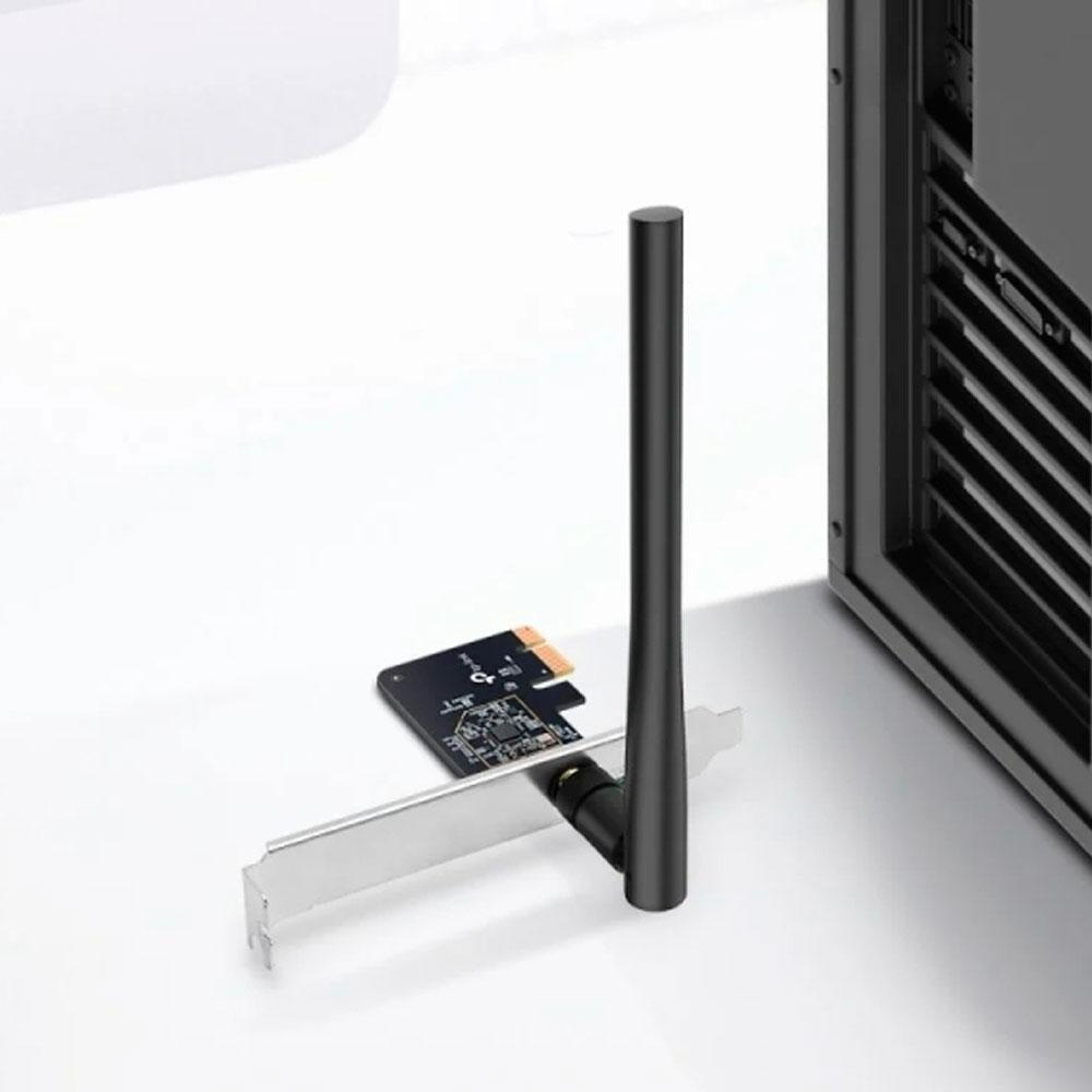 Tarjeta de red PCI-E Wifi Archer T2E Dual Band ac600 1 antenas desmontables TP-Link - Imagen 3