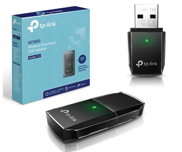 Tarjeta de red USB Wifi Archer T2U Dual Band ac600 TP-Link