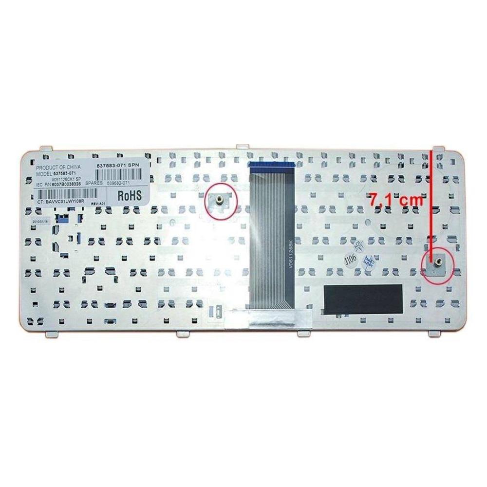 Teclado compatible para portátil HP 610 / CQ510 - Imagen 2