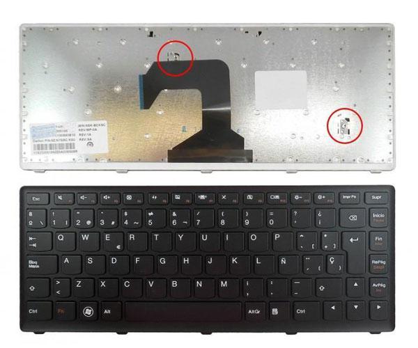 Teclado compatible para portátil LENOVO S300 / S400 / S415 Negro