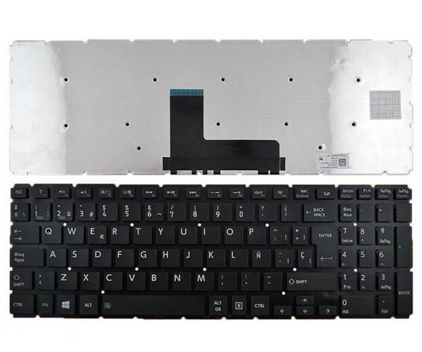 Teclado compatible para portátil TOSHIBA Satellite L50-b / S50-b / negro / sin marco