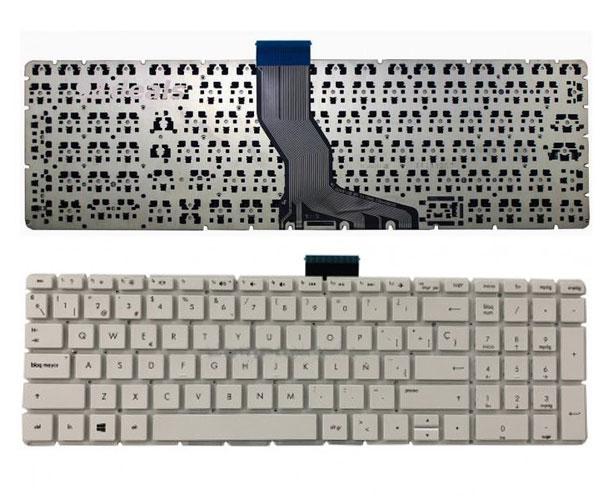 Teclado compatible para portátil HP Pavilion 15-bs / 15-bw / 15-br / 925009-071 / Tecla Enter Horizontal / Sin marco / Blanco - Imagen 2