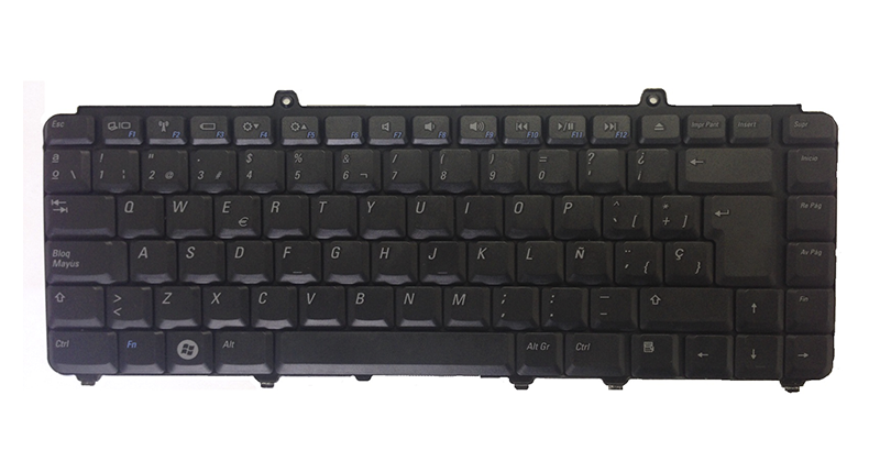Teclado compatible para portátil DELL Inspirion 1525 / 1526 / 1540 / 1545 / Negro