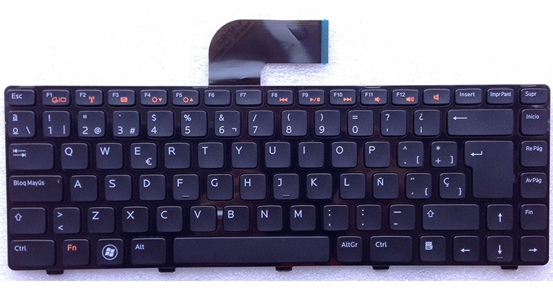 Teclado compatible para portátil DELL Inspiron 14r n4050 / n4110 - Vostro 3350