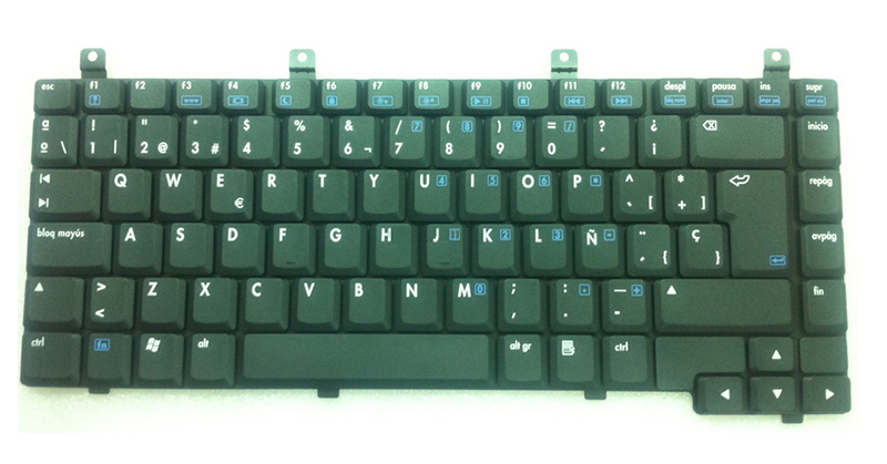 Teclado compatible para portátil HP zv5000/dv5000/nx9100/zv6000/ze2200 bk