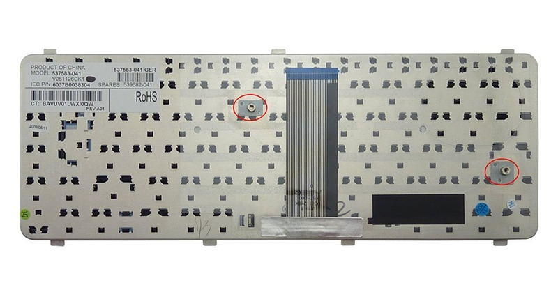 Teclado compatible para portátil HP 6530s/6531/6730s/6535s/6735s negro - Imagen 2