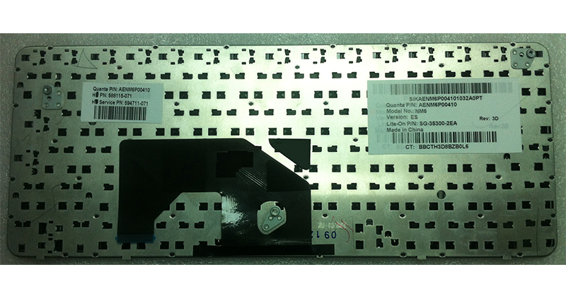 Teclado compatible para portátil HP Mini 210-1000 / cq10 negro / 110-3000 / faja pequeña - Imagen 2