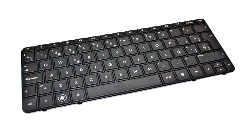 Teclado compatible para portátil HP Mini 210-1000 / cq10 negro / 110-3000 / faja pequeña
