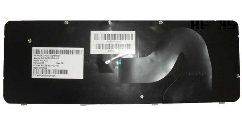 Teclado compatible para portátil HP g62 / cq62 / cq56 / g56 / 6555b / 6550b negro - Imagen 2