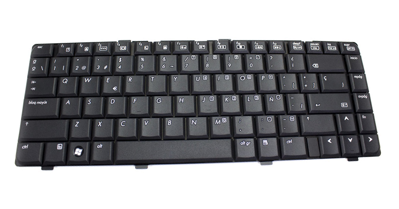 Teclado compatible para portátil HP Dv6000 / Dv6100 / Dv6200 / Dv6500 / Dv6700 / Dv6800 / Negro