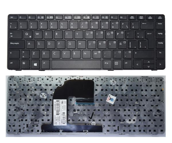 Teclado compatible para portátil HP Elitebook 8460p / 8460w Probook 6460b/ 6470b /6475b con marco