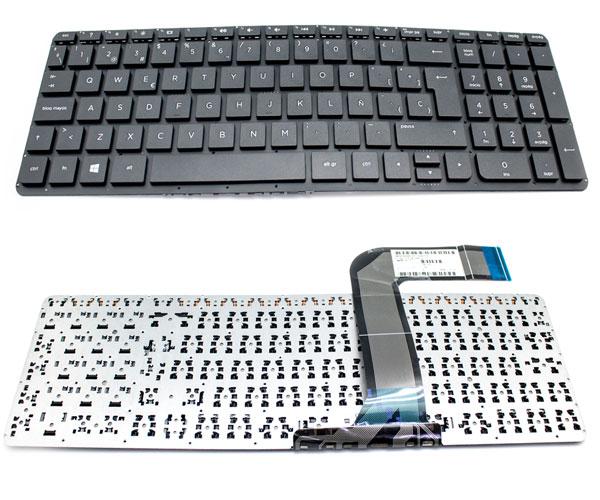 Teclado compatible para portátil HP Pavilion 15-p / 17-f negro sin marco
