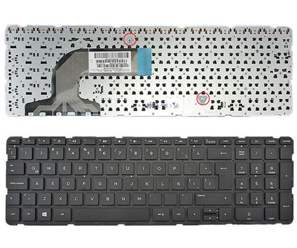 Teclado compatible para portátil HP Pavilion 15-e /15-n / Hp 250 g3/ negro flame win8 sin marco