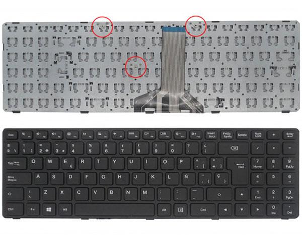 Teclado compatible para portátil LENOVO IdeaPad 100-15ibd / B50-50 series negro