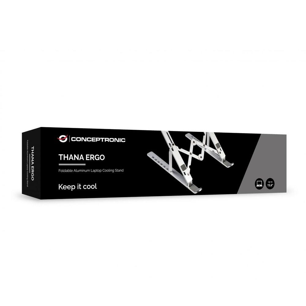 Base refrigeradora Conceptronic Thana Ergo / Hasta 15.6 / Aluminio / 7 niveles / THANA04S" - Imagen 5