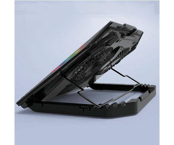 Base refrigeradora Conceptronic Gaming Thyia / Hasta 17 / Led Rgb / 2x Fan 125mm / 4 Niveles / THYIA02B" - Imagen 2