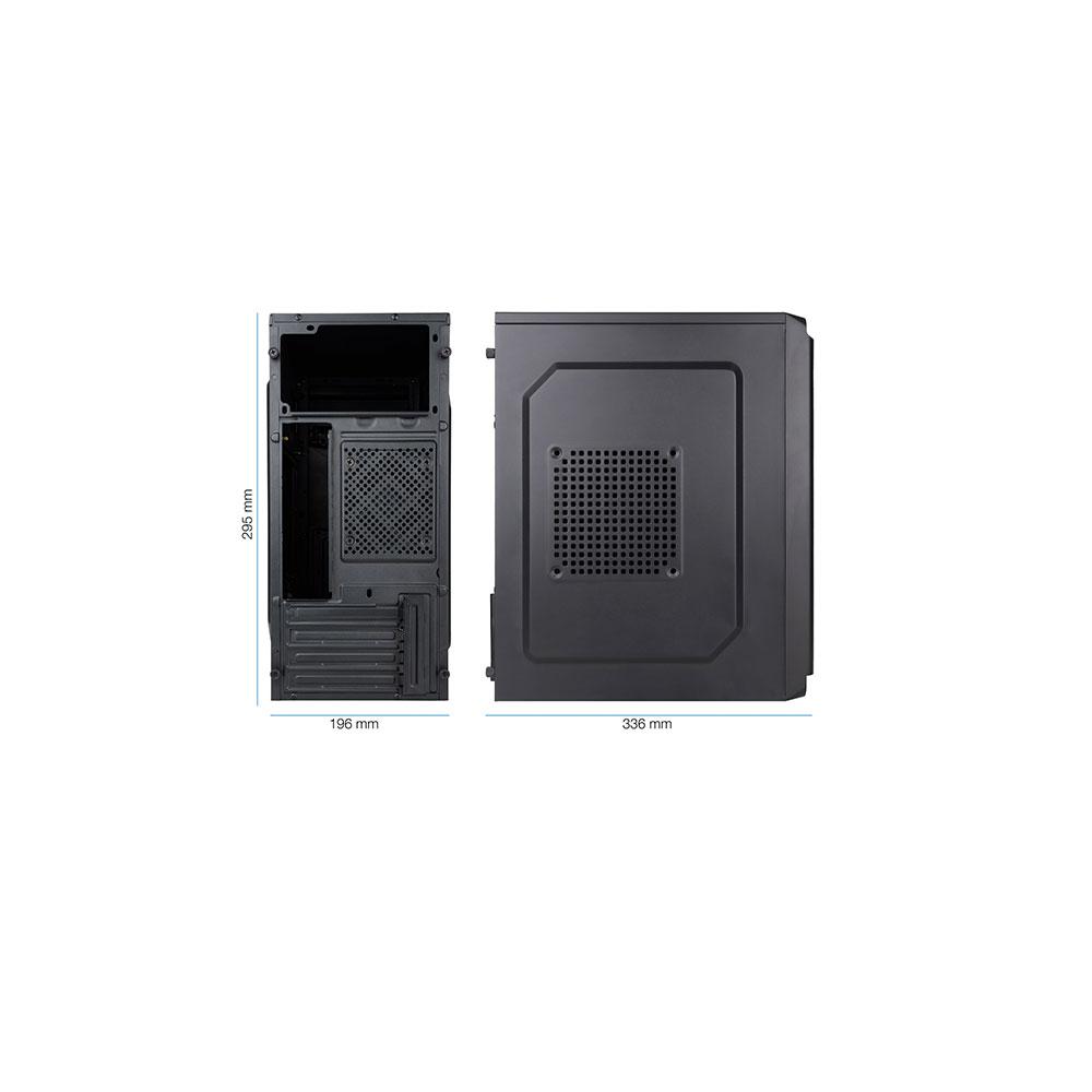 Caja Semitorre M-ATX / Tooq / Negra / TQC-4702U3C-B - Imagen 3