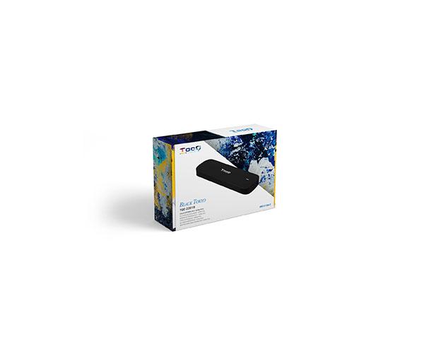 Caja externa SSD M.2 NVMe PCIe Type-C 3.1 Gen2 / Tooq / Aluminio / Negra / TQE-2201B - Imagen 7