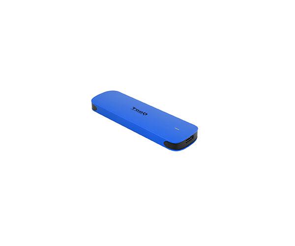 Caja externa SSD M.2 NVMe PCIe Type-C 3.1 Gen2 / Tooq / Aluminio / Azul / TQE-2201BL